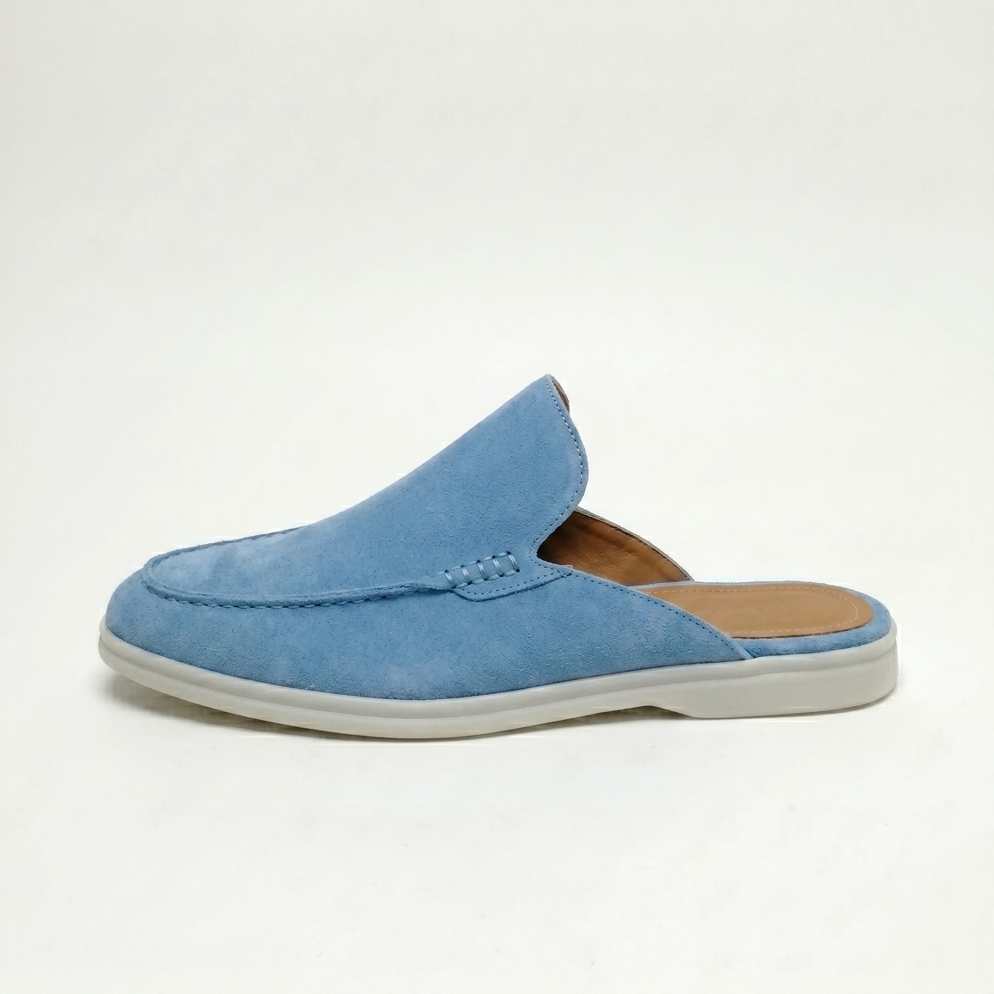 Vento — Men's Open-Back Suede Loafer