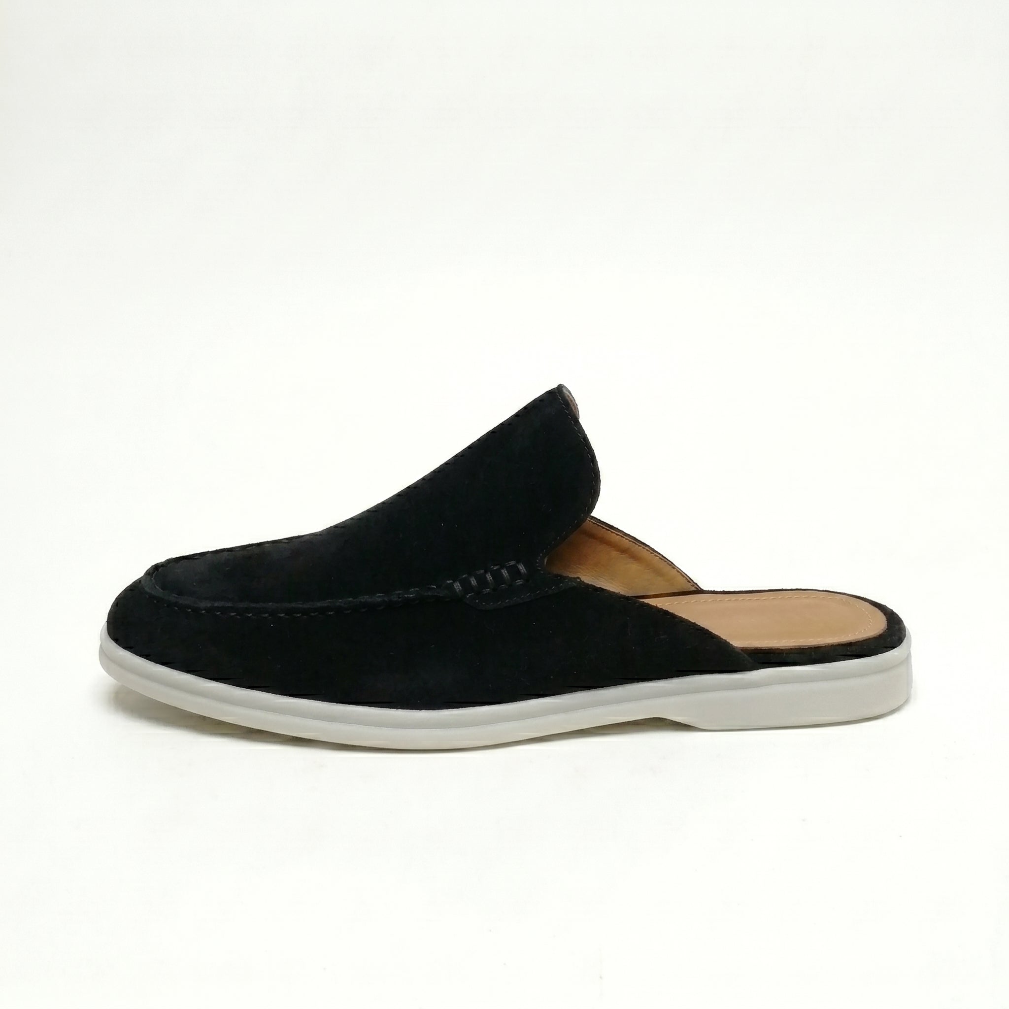 Vento — Men's Open-Back Suede Loafer