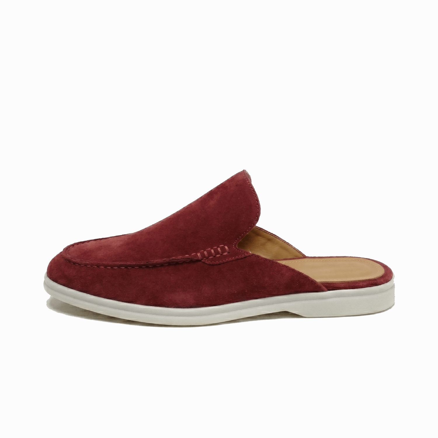 Vento - Mocassins en daim à dos ouvert pour hommes